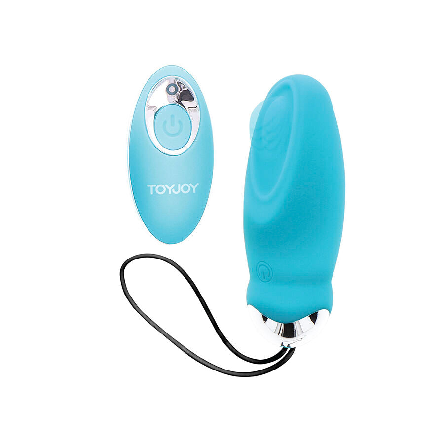 TOYJOY - HAPPINESS I'M SO EGGCITED REMOTE CONTROL VIBRATOR BLUE - My naughty haven #