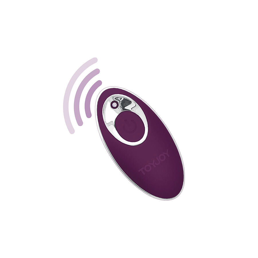 TOYJOY - HAPPINESS KNOCK KNOCK EGGSTAVAGANT VIBRATOR WITH REMOTE CONTROL PURPLE - My naughty haven #