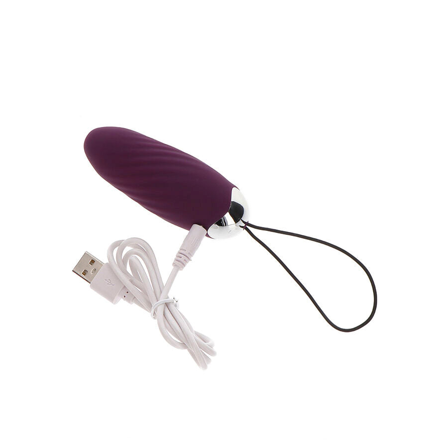 TOYJOY - HAPPINESS KNOCK KNOCK EGGSTAVAGANT VIBRATOR WITH REMOTE CONTROL PURPLE - My naughty haven #