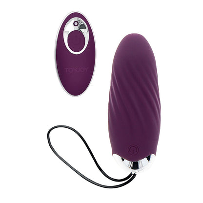 TOYJOY - HAPPINESS KNOCK KNOCK EGGSTAVAGANT VIBRATOR WITH REMOTE CONTROL PURPLE - My naughty haven #