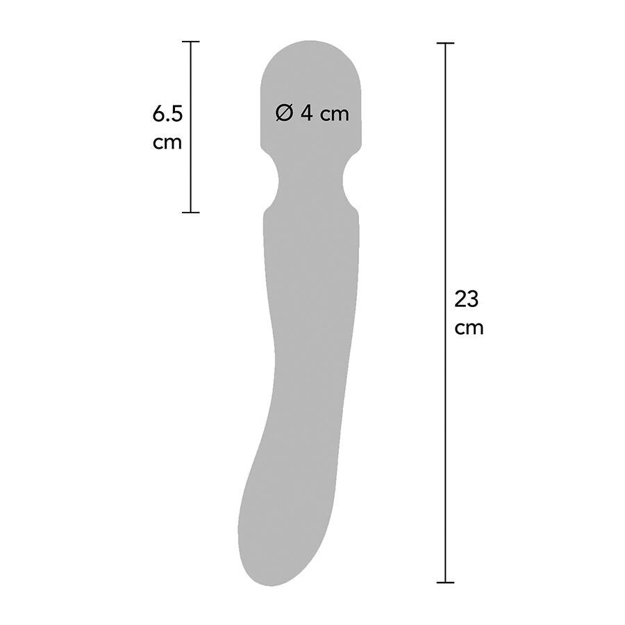 TOYJOY - LIGHT ZENITH WAND MASSAGER BLACK - My naughty haven #