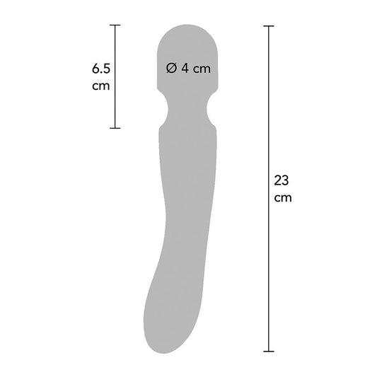 TOYJOY - LIGHT ZENITH WAND MASSAGER BLACK - My naughty haven #