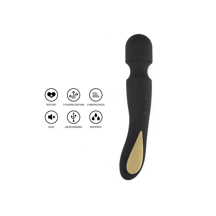 TOYJOY - LIGHT ZENITH WAND MASSAGER BLACK - My naughty haven #