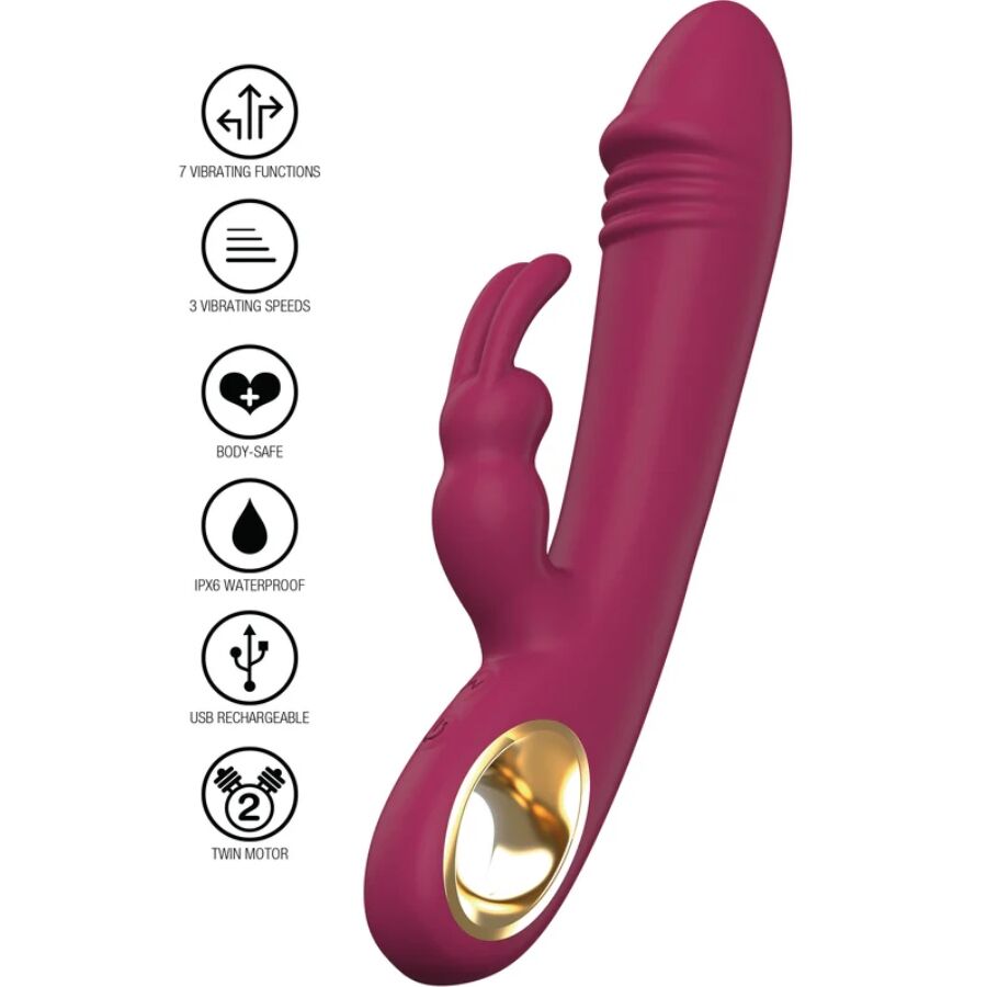 TOYJOY - TAYGETA RABBIT VIBRATOR - My naughty haven #