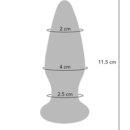 TOYJOY - THE SHINING VIBRATING GLAS BUTTPLUG - My naughty haven #