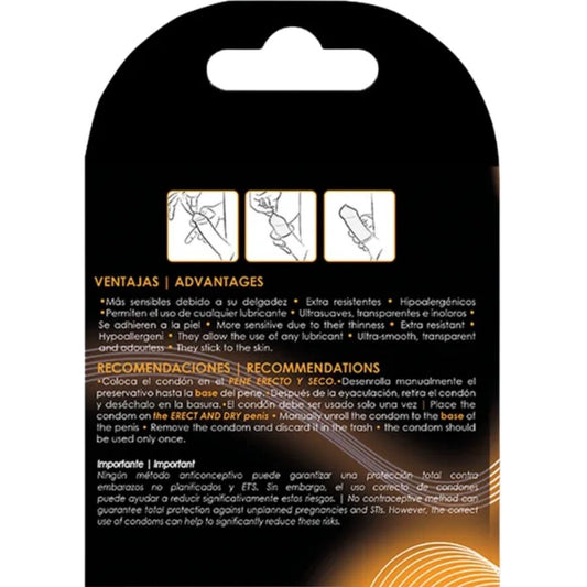 UNIQ - CLASSIC LATEX FREE CONDOMS 3 UNITS - My naughty haven #