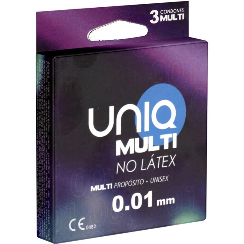 UNIQ - MULTI LATEX FREE CONDOMS 3 UNITS - My naughty haven #