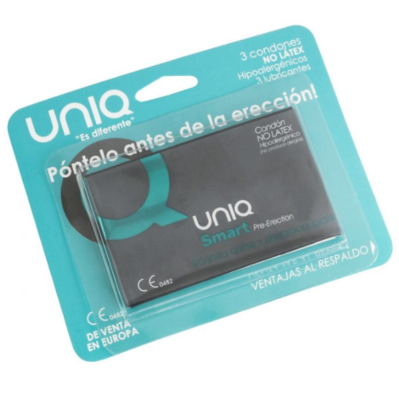 UNIQ - SMART LATEX FREE PRE-ERECTION CONDOMS 3 UNITS - My naughty haven #