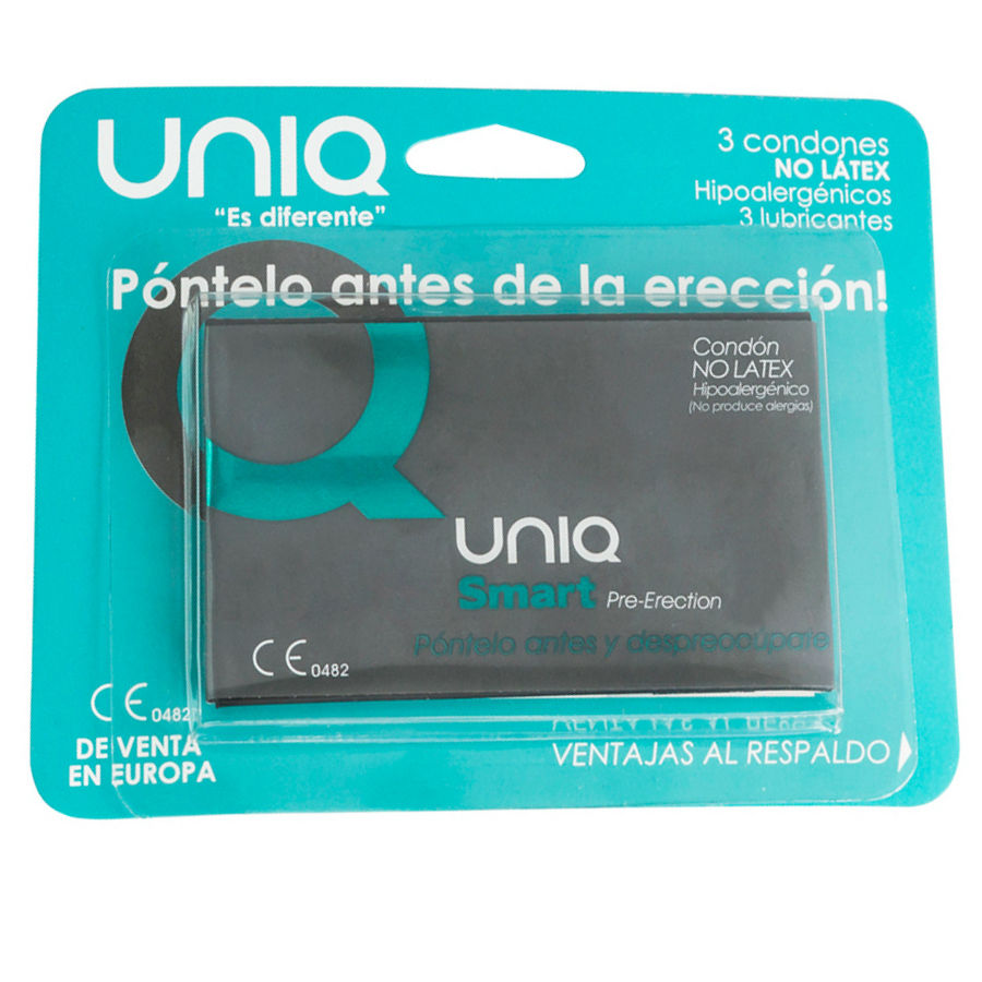 UNIQ - SMART LATEX FREE PRE-ERECTION CONDOMS 3 UNITS - My naughty haven #