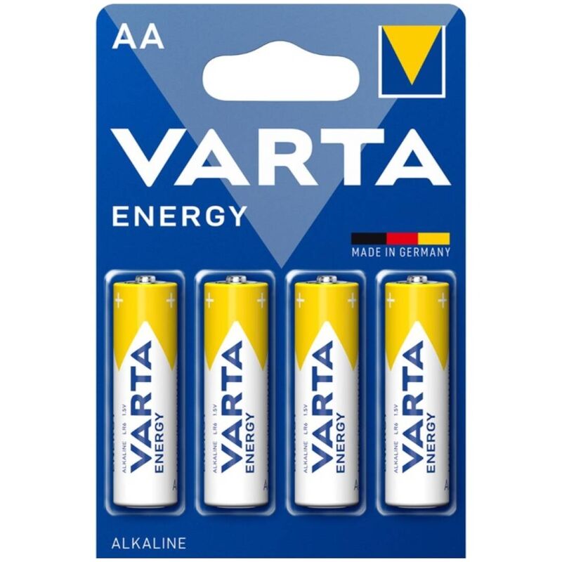 VARTA - ENERGY ALKALINE BATTERY AA LR6 BLISTER*4 - My naughty haven #