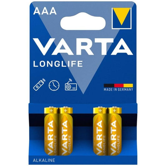 VARTA - LONGLIFE ALKALINE AAA BATTERY LR03 BLISTER*4 - My naughty haven #