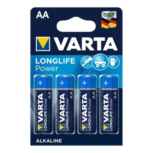 VARTA - LONGLIFE POWER ALKALINE BATTERY AA LR6 4 UNIT - My naughty haven #