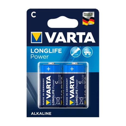 VARTA - АЛКАЛНИ БАТЕРИИ LONGLIFE POWER C LR14 2 БР.