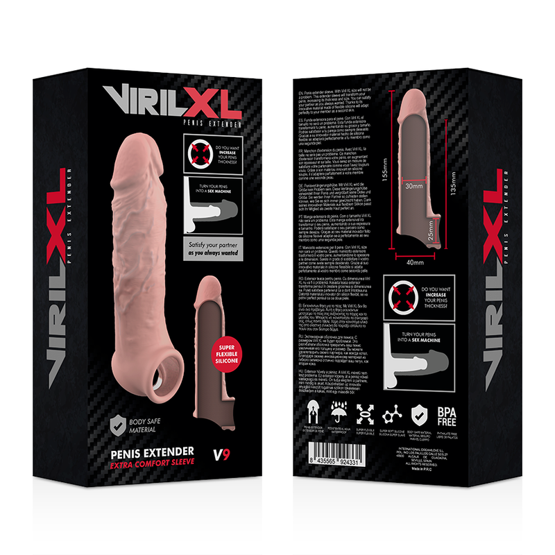 VIRILXL - LIQUID SILICONE V9 NATURAL PENIS EXTENSION - My naughty haven #