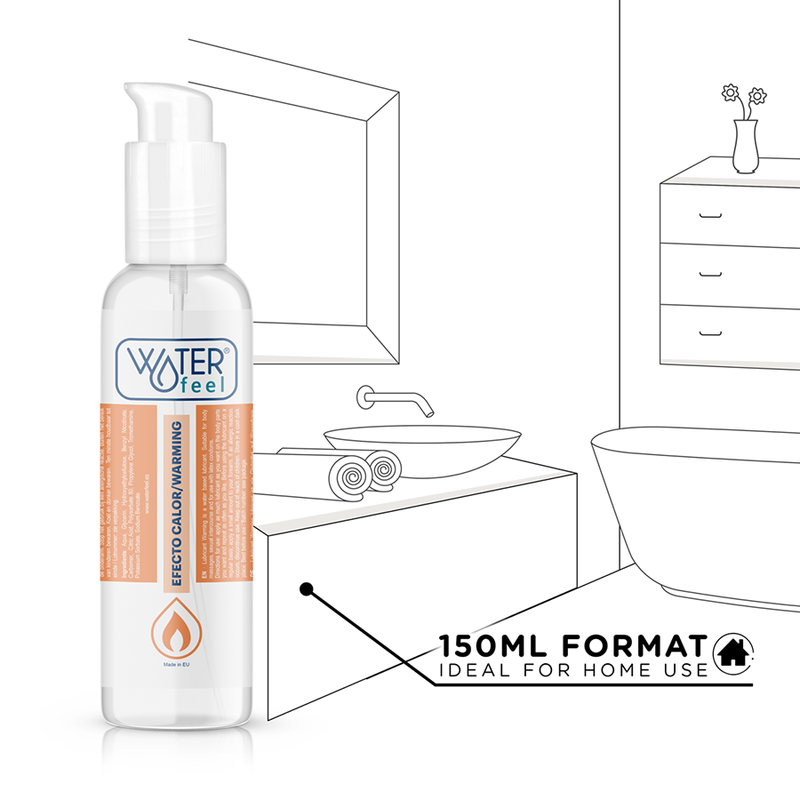 WATERFEEL - HEAT EFFECT LUBRICANT 150 ML - My naughty haven #