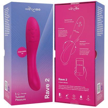 WE-VIBE - RAVE 2 G-SPOT VIBRATOR PINK - My naughty haven #