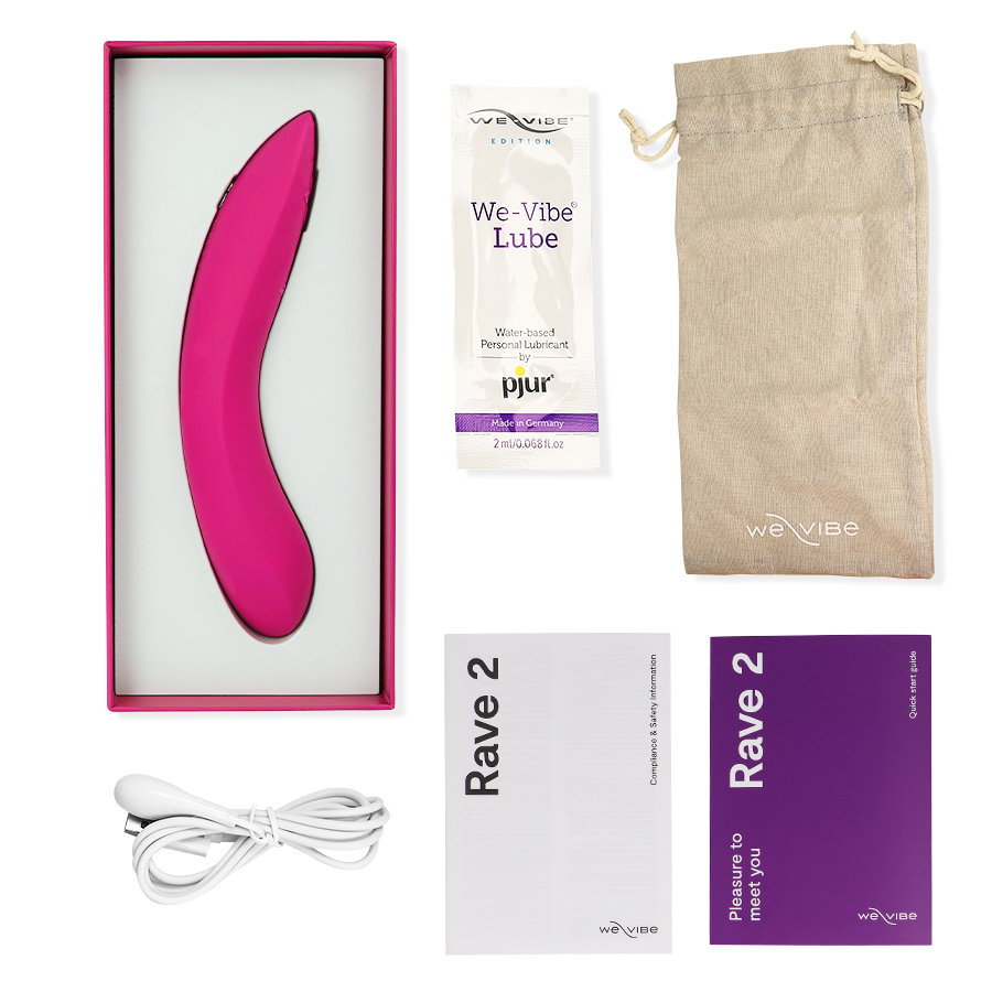 WE-VIBE - RAVE 2 G-SPOT VIBRATOR PINK - My naughty haven #