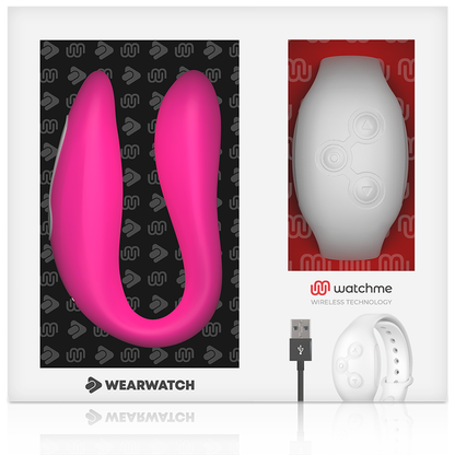 WEARWATCH - WATCHME DUAL TECHNOLOGY VIBRATOR FUCHSIA / SNOW - My naughty haven #