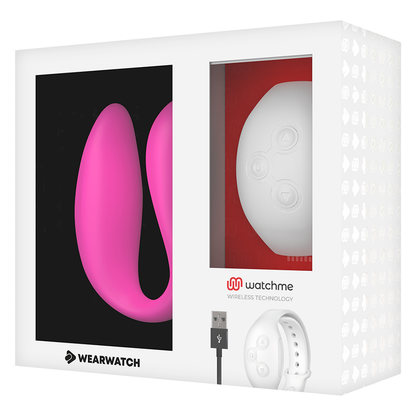 WEARWATCH - WATCHME DUAL TECHNOLOGY VIBRATOR FUCHSIA / SNOW - My naughty haven #