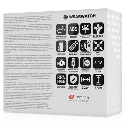 WEARWATCH - WATCHME DUAL TECHNOLOGY VIBRATOR FUCHSIA / SNOW - My naughty haven #