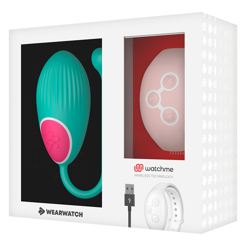 WEARWATCH - WATCHME TECHNOLOGY REMOTE CONTROL EGG SEA WATER / PINK - My naughty haven #