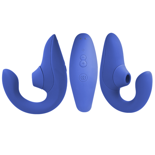 WOMANIZER - BLEND RABBIT VIBRATOR STIMULATOR VIBRANT BLUE - My naughty haven #