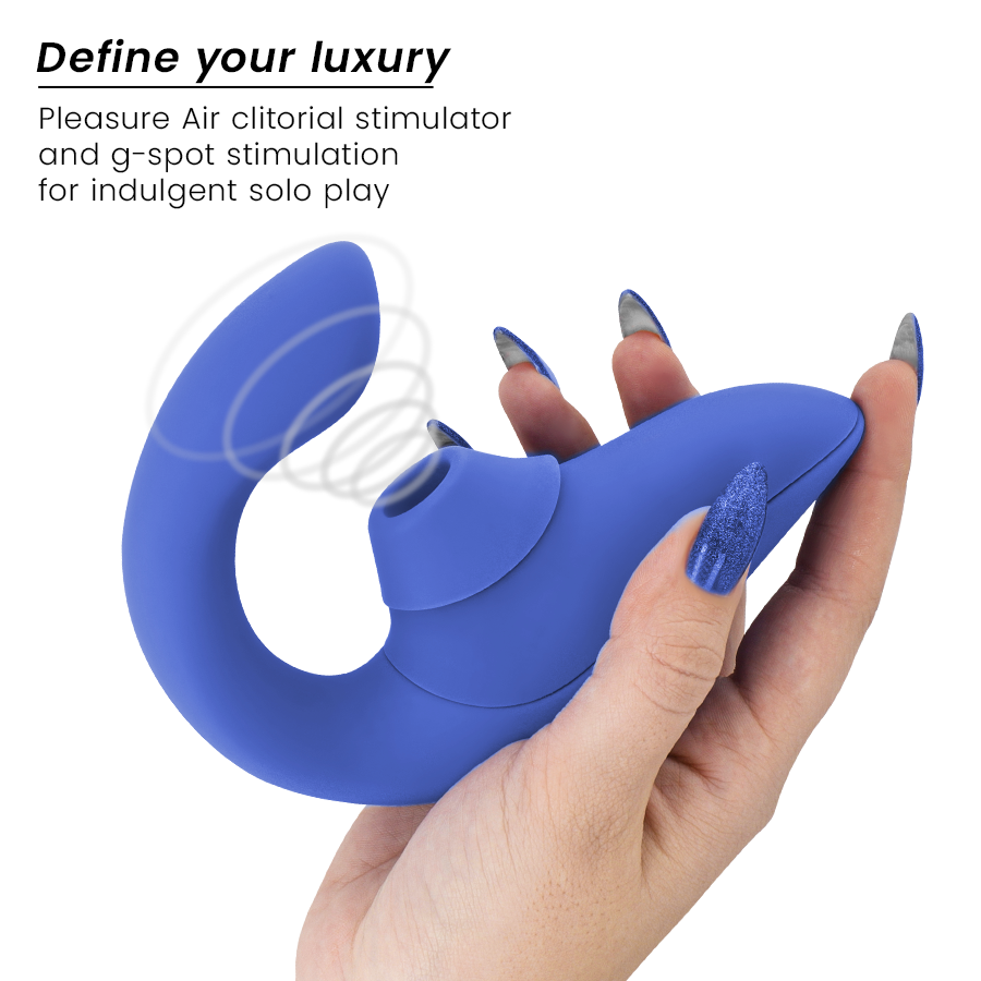WOMANIZER - BLEND RABBIT VIBRATOR STIMULATOR VIBRANT BLUE - My naughty haven #