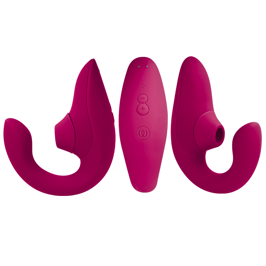 WOMANIZER - BLEND RABBIT VIBRATOR STIMULATOR VIBRANT PINK - My naughty haven #
