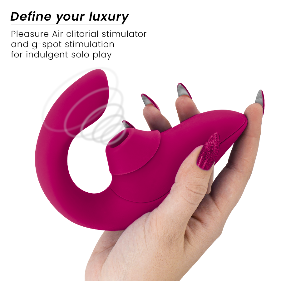 WOMANIZER - BLEND RABBIT VIBRATOR STIMULATOR VIBRANT PINK - My naughty haven #