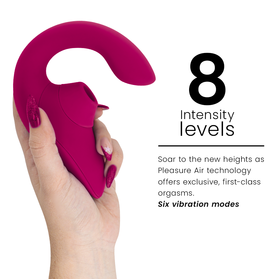 WOMANIZER - BLEND RABBIT VIBRATOR STIMULATOR VIBRANT PINK - My naughty haven #
