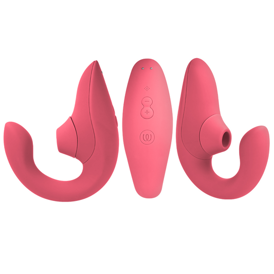 WOMANIZER - BLEND RABBIT VIBRATOR STIMULATOR VIBRANT ROSE - My naughty haven #