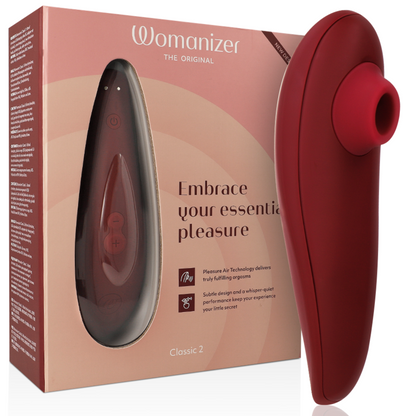 WOMANIZER - CLASSIC 2 CLITORAL STIMULATOR BORDEAUX - My naughty haven #