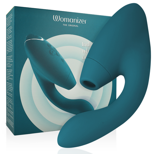 WOMANIZER - DUO 2 STIMULATOR BLUE PETROL - My naughty haven #