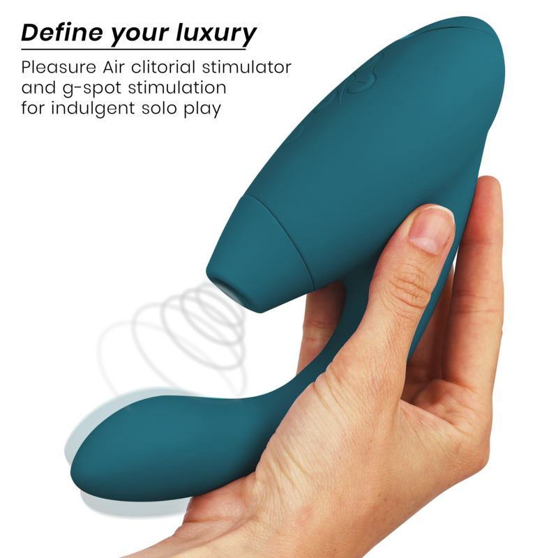 WOMANIZER - DUO 2 STIMULATOR BLUE PETROL - My naughty haven #