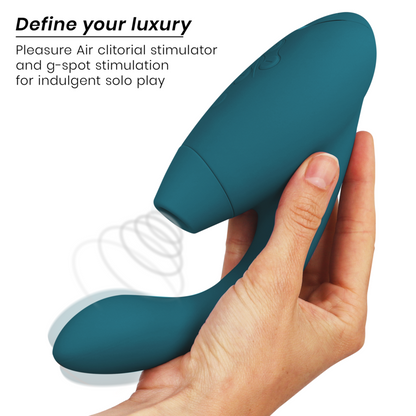 WOMANIZER - DUO 2 STIMULATOR BLUE PETROL - My naughty haven #