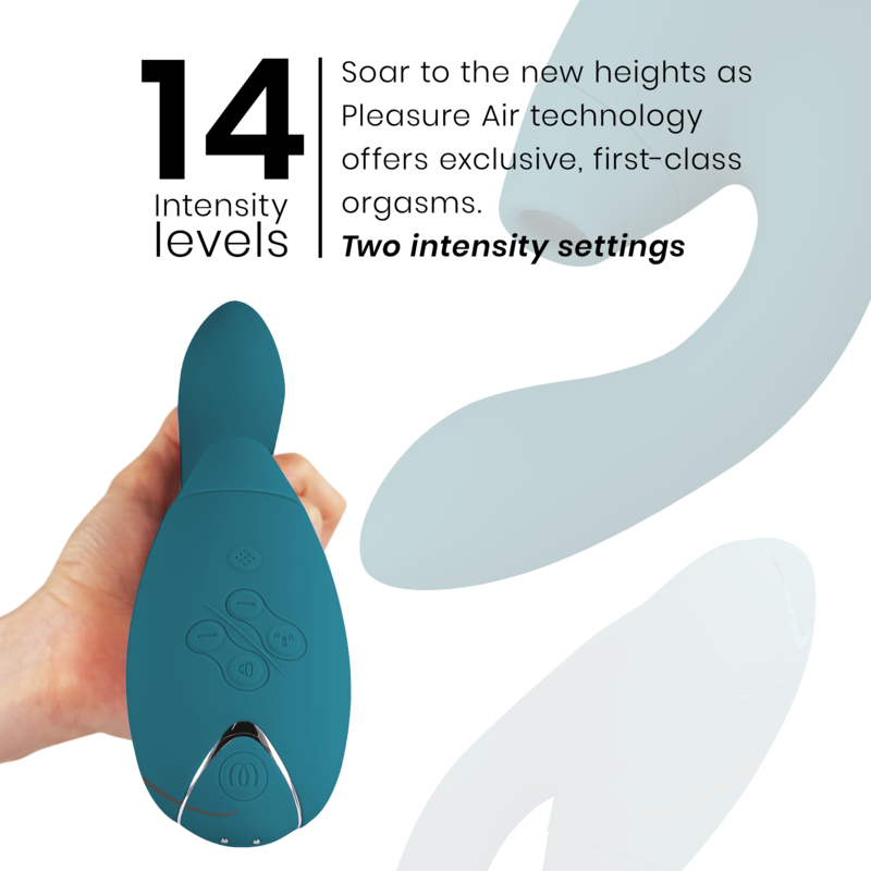WOMANIZER - DUO 2 STIMULATOR BLUE PETROL - My naughty haven #