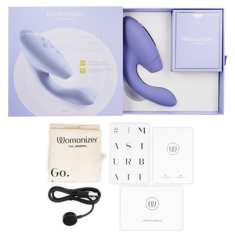 WOMANIZER - DUO 2 STIMULATOR LILAC - My naughty haven #