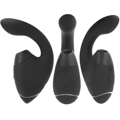 WOMANIZER - DUO NEXT DUAL CLITORAL & G-SPOT STIMULATOR BLACK - My naughty haven #