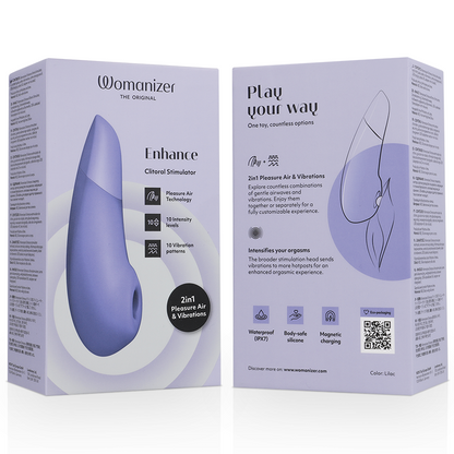 WOMANIZER - ENHANCE CLITORIAL STIMULATOR LILAC - My naughty haven #