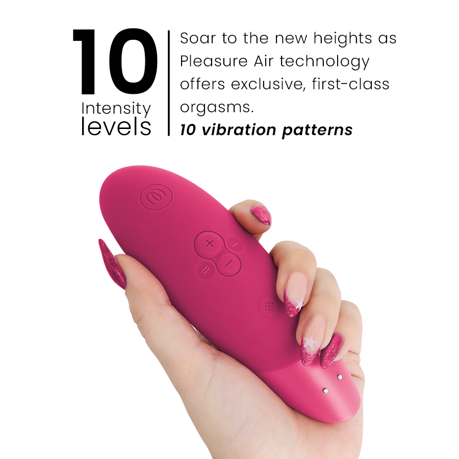 WOMANIZER - ENHANCE CLITORIAL STIMULATOR VIBRANT PINK - My naughty haven #