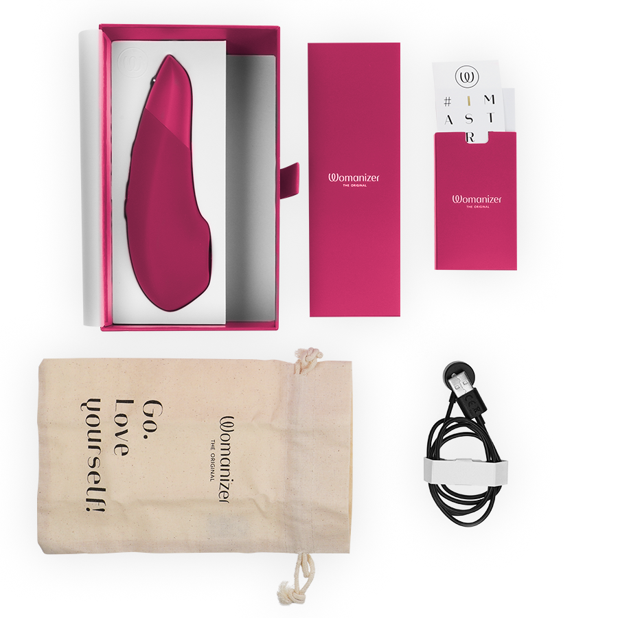WOMANIZER - ENHANCE CLITORIAL STIMULATOR VIBRANT PINK - My naughty haven #