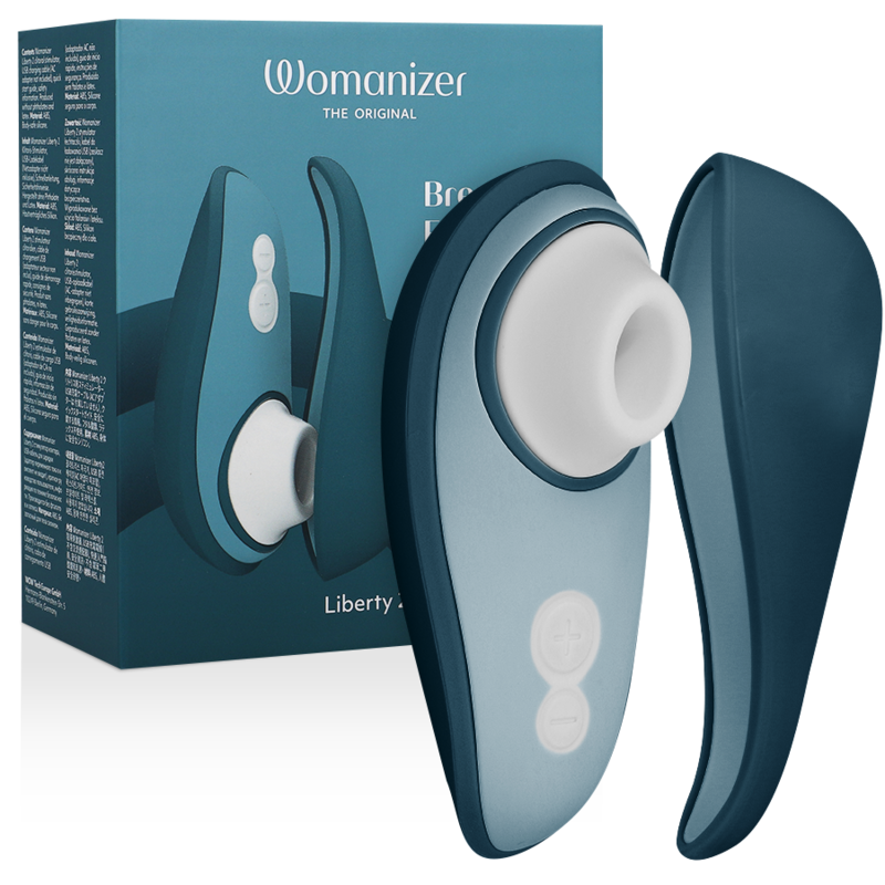WOMANIZER - LIBERTY 2 CLITORIS STIMULATOR & SUCTION LIGHT GREEN - My naughty haven #