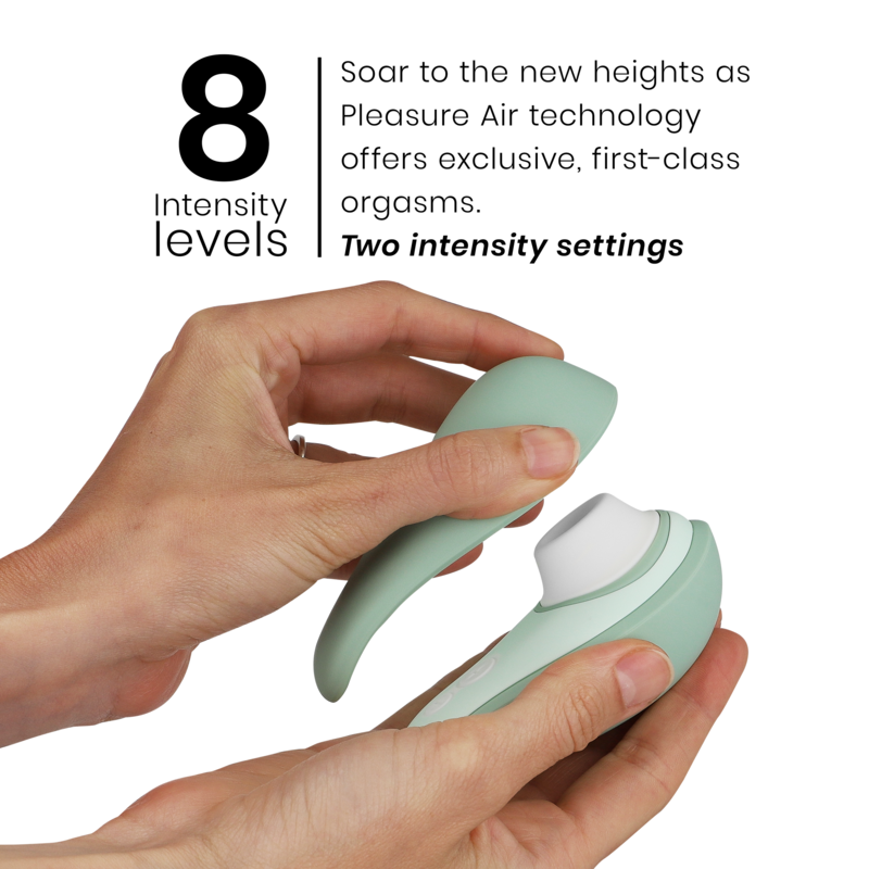 WOMANIZER - LIBERTY 2 CLITORIS STIMULATOR & SUCTION LIGHT GREEN - My naughty haven #