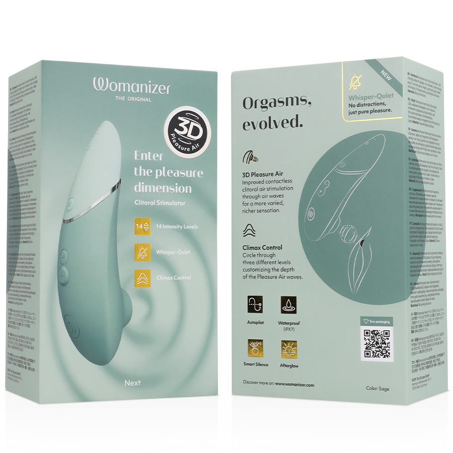 WOMANIZER - NEXT CLITORIAL STIMULATOR SAGE - My naughty haven #
