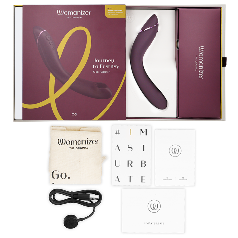 WOMANIZER - OG G-SPOT AUBERGINE - My naughty haven #