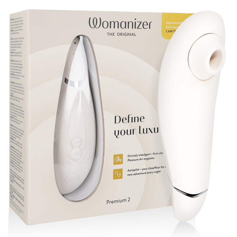 WOMANIZER - PREMIUM 2 CLITORAL STIMULATOR WARM GRAY - My naughty haven #