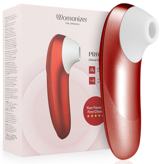 WOMANIZER - PRO VIBRANT CLITORAL STIMULATOR BURGUNDY - My naughty haven #