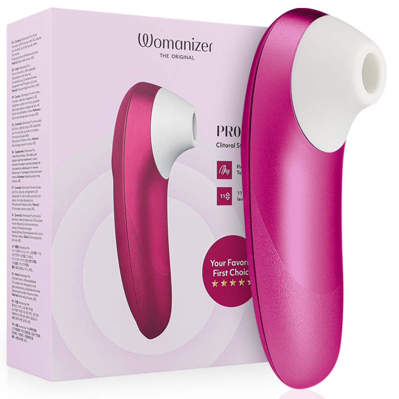 WOMANIZER - PRO VIBRANT CLITORAL STIMULATOR PINK - My naughty haven #