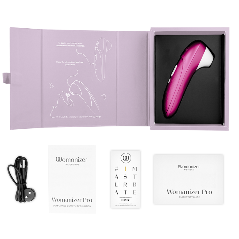 WOMANIZER - PRO VIBRANT CLITORAL STIMULATOR PINK - My naughty haven #