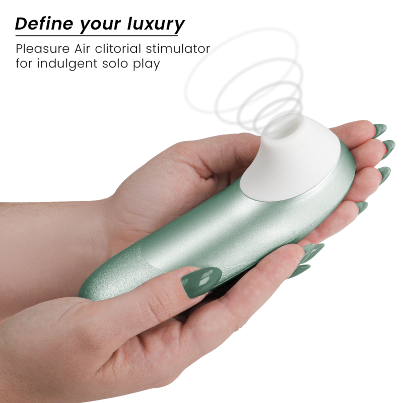 WOMANIZER - PRO VIBRANT CLITORAL STIMULATOR SAGE GREEN - My naughty haven #